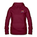 Frauen Hoodie von AWDis Just Hoods - HVL-Logo - Bordeaux