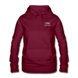 Frauen Hoodie von AWDis Just Hoods - HVL-Logo - Bordeaux