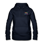 Frauen Hoodie von AWDis Just Hoods - HVL-Logo - Navy