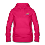 Frauen Hoodie von AWDis Just Hoods - HVL-Logo - dunkles Pink