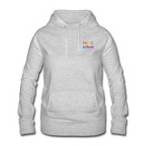 Frauen Hoodie von AWDis Just Hoods - HVL-Logo - Hellgrau meliert