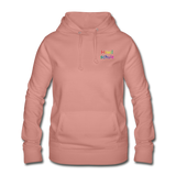 Frauen Hoodie von AWDis Just Hoods - HVL-Logo - Altrosa