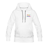 Frauen Premium Hoodie - HVL-Logo - Weiß