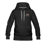 Frauen Premium Hoodie - HVL-Logo - Schwarz