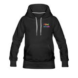 Frauen Premium Hoodie - HVL-Logo - Schwarz