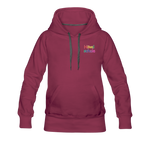 Frauen Premium Hoodie - HVL-Logo - Bordeaux