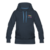 Frauen Premium Hoodie - HVL-Logo - Navy