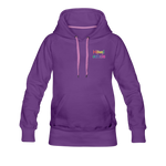 Frauen Premium Hoodie - HVL-Logo - Purple