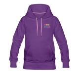 Frauen Premium Hoodie - HVL-Logo - Purple