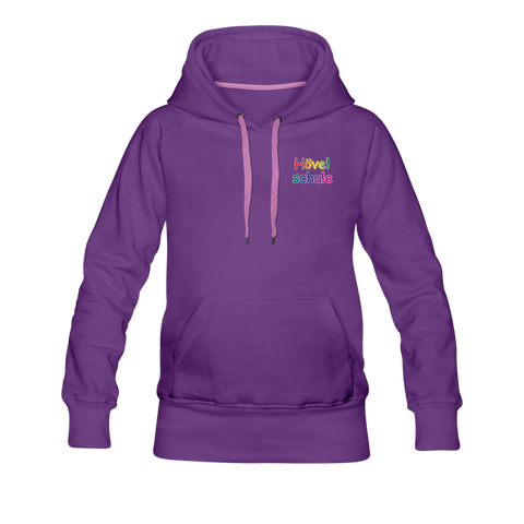 Frauen Premium Hoodie - HVL-Logo - Purple