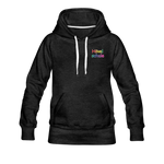 Frauen Premium Hoodie - HVL-Logo - Anthrazit