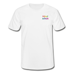 Männer-T-Shirt von Fruit of the Loom - HVL-Logo - Weiß