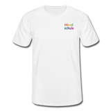 Männer-T-Shirt von Fruit of the Loom - HVL-Logo - Weiß