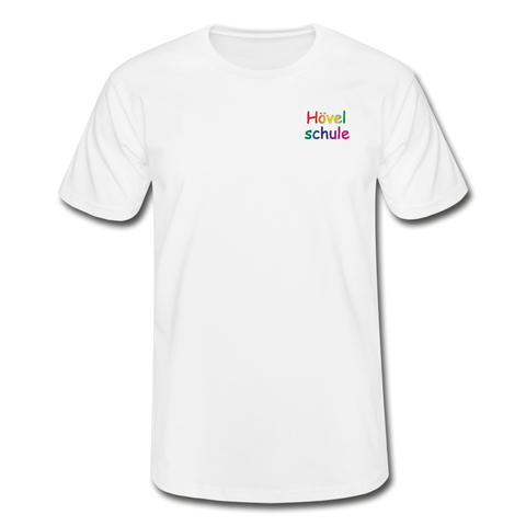 Männer-T-Shirt von Fruit of the Loom - HVL-Logo - Weiß