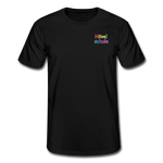 Männer-T-Shirt von Fruit of the Loom - HVL-Logo - Schwarz