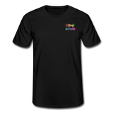 Männer-T-Shirt von Fruit of the Loom - HVL-Logo - Schwarz