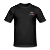 Männer Gildan Heavy T-Shirt von GILDAN - HVL-Logo - Schwarz