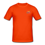 Männer Gildan Heavy T-Shirt von GILDAN - HVL-Logo - kräftig Orange