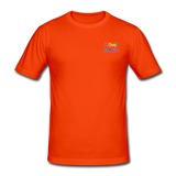 Männer Gildan Heavy T-Shirt von GILDAN - HVL-Logo - kräftig Orange