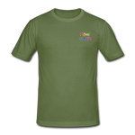 Männer Gildan Heavy T-Shirt von GILDAN - HVL-Logo - Militärgrün