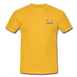 Männer T-Shirt von GILDAN - HVL-Logo - Gelb
