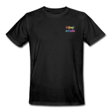 Männer Workwear T-Shirt von Russell - HVL-Logo - Schwarz