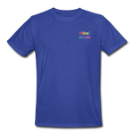 Männer Workwear T-Shirt von Russell - HVL-Logo - Royalblau