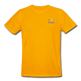 Männer Workwear T-Shirt von Russell - HVL-Logo - Gold