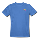 Männer Workwear T-Shirt von Russell - HVL-Logo - Blau