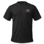 Männer T-Shirt von BELLA+CANVAS - HVL-Logo - Schwarz