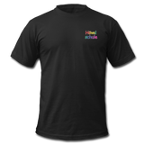 Männer T-Shirt von BELLA+CANVAS - HVL-Logo - Schwarz