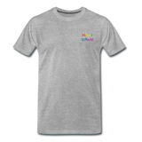 Männer Premium T-Shirt - HVL-Logo - Grau meliert