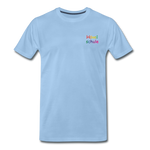 Männer Premium T-Shirt - HVL-Logo - Sky