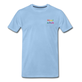 Männer Premium T-Shirt - HVL-Logo - Sky