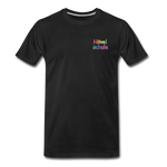 Männer Premium Bio T-Shirt - HVL-Logo - Schwarz