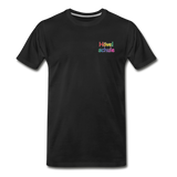 Männer Premium Bio T-Shirt - HVL-Logo - Schwarz