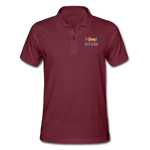 Männer Poloshirt Slim von Continental Clothing - HVL-Logo - Bordeaux