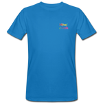 Männer Bio-T-Shirt von Continental Clothing - HVL-Logo - Pfauenblau