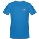 Männer Bio-T-Shirt von Continental Clothing - HVL-Logo - Pfauenblau