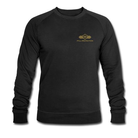 Männer Bio-Sweatshirt von STANLEY/STELLA - Pyll Protection - Vektorlogo mit Schriftzug - Schwarz