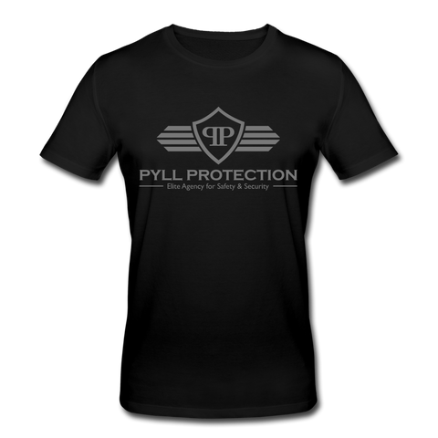 Männer Bio-T-Shirt - Stanley & Stella - Pyll Protection - Vektorlogo mit Schriftzug - Schwarz
